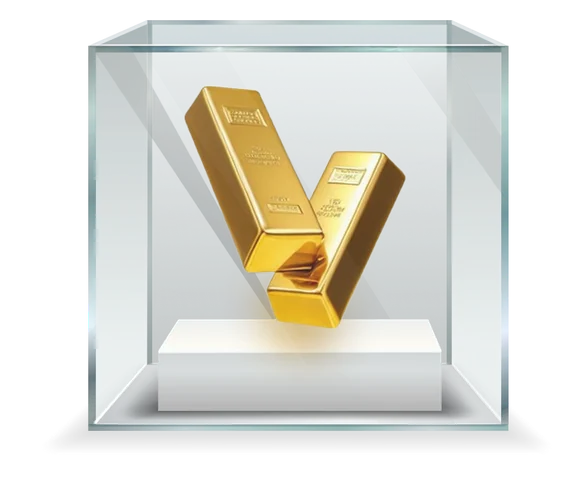 Gold held as collateral