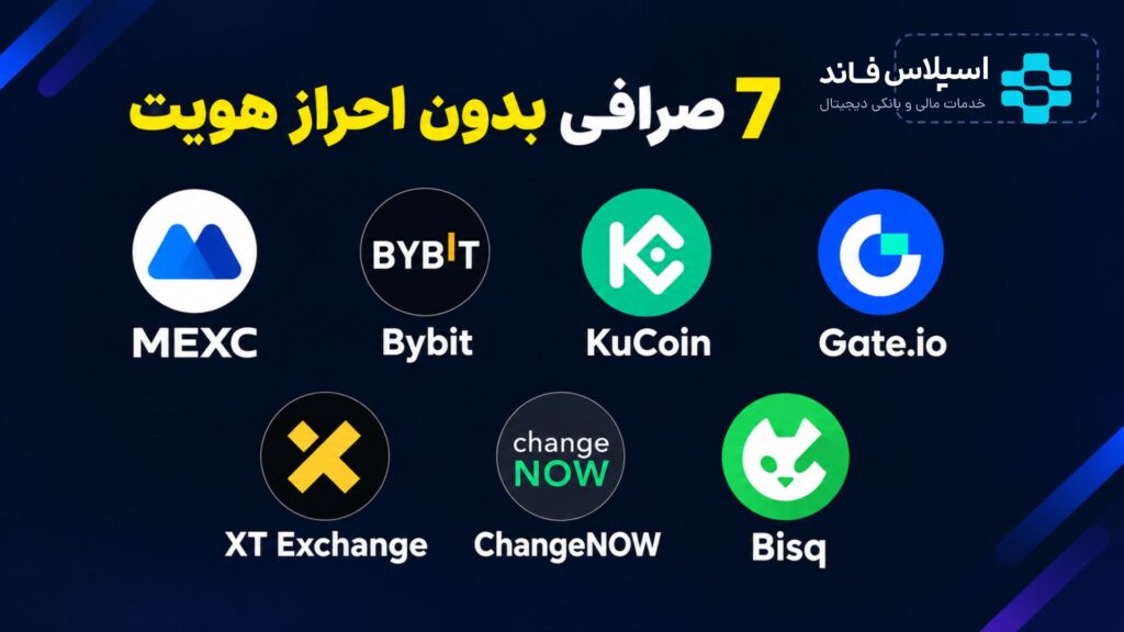 معرفی ۷ صرافی بدون احراز هویت ۲۰۲۶ | راهنمای کامل